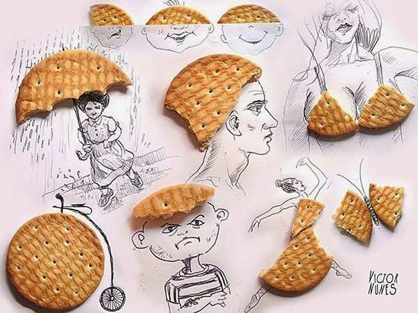 奇思妙想的简笔画