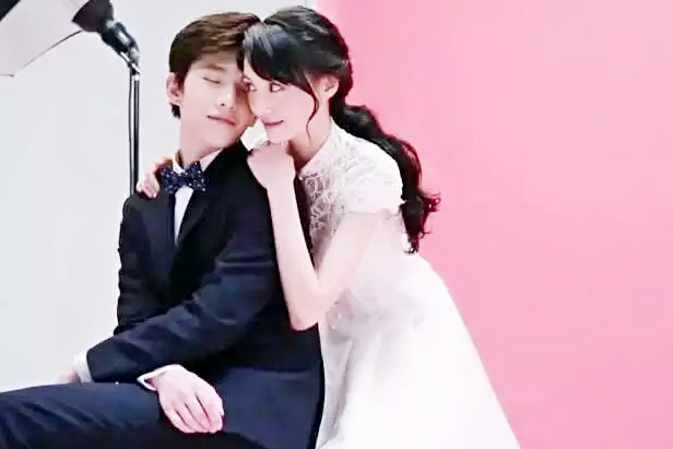 杨洋的婚纱照图片