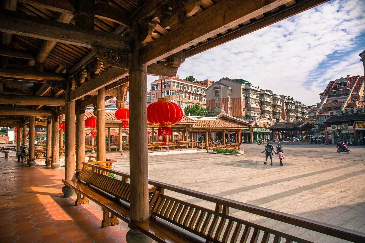 漳州古城手绘