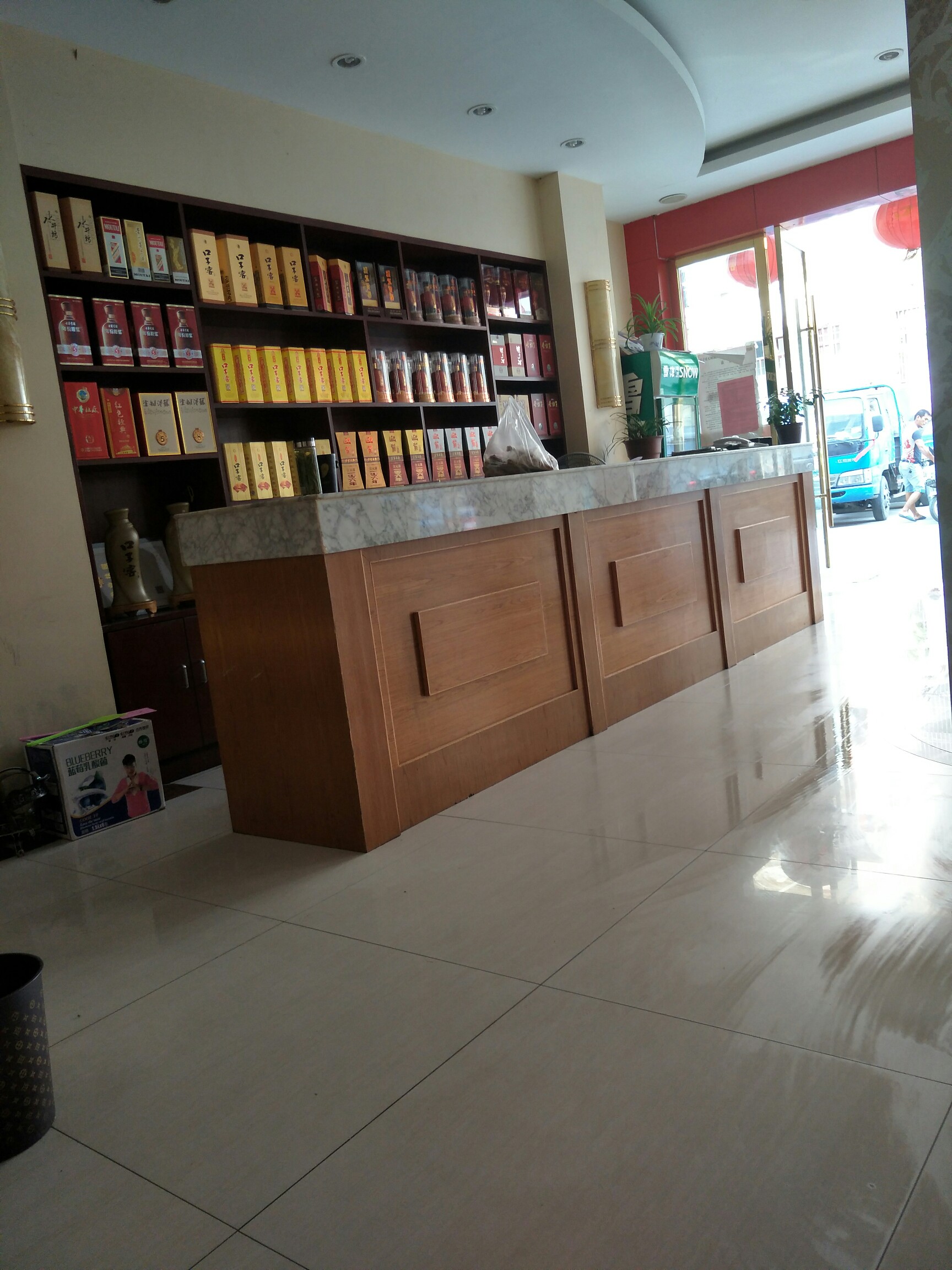 饭店大堂,简单而不失整洁