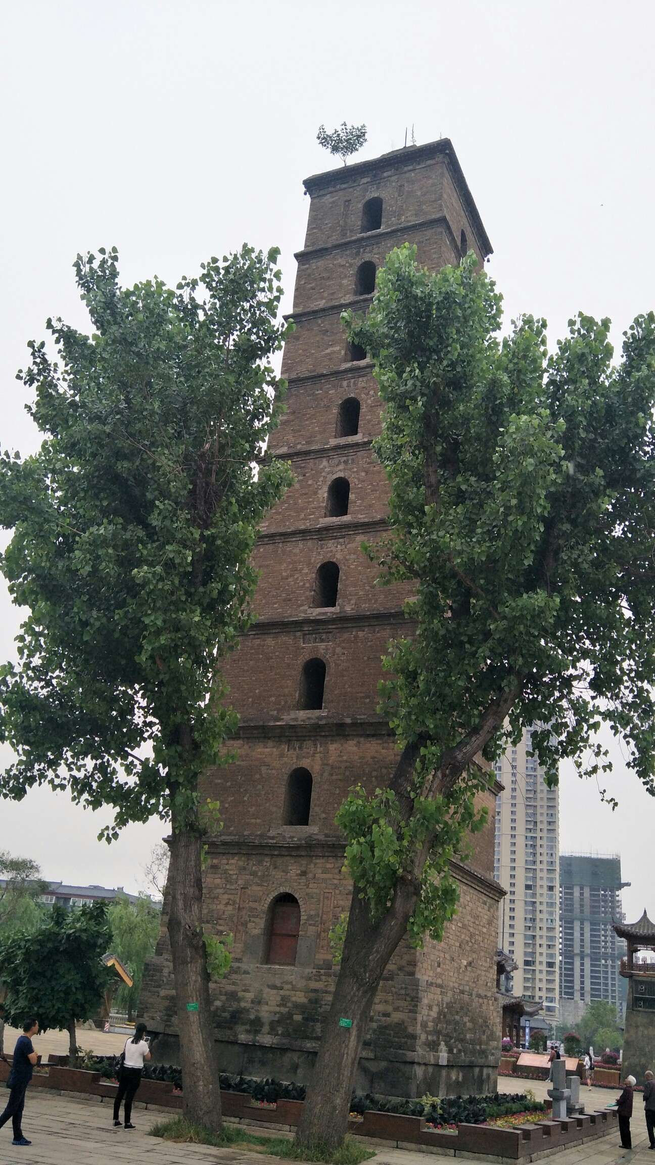 洛阳有个文峰塔,离天只有丈七八