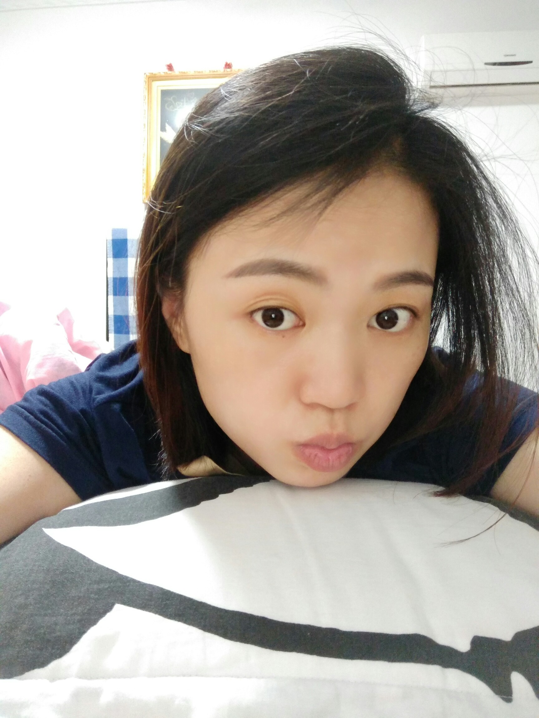 自拍么么哒#睡前一拍