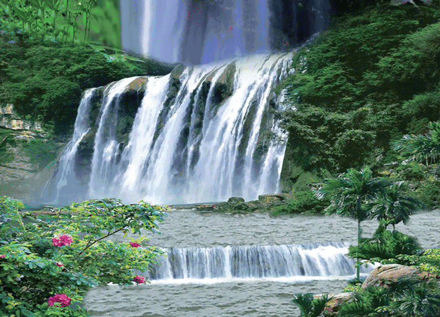 水到绝处是美景,太漂亮了!