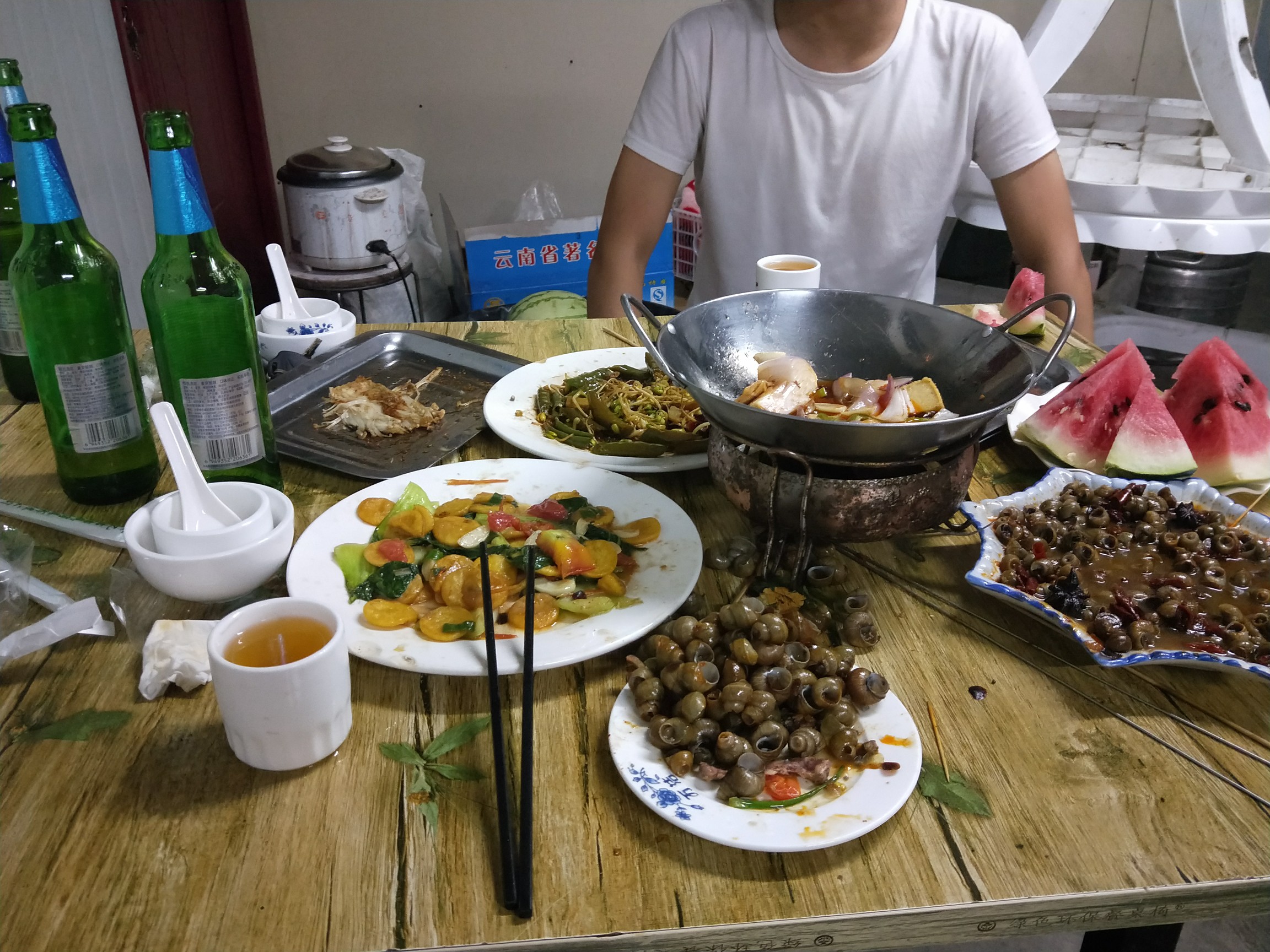 和好朋友一起吃饭