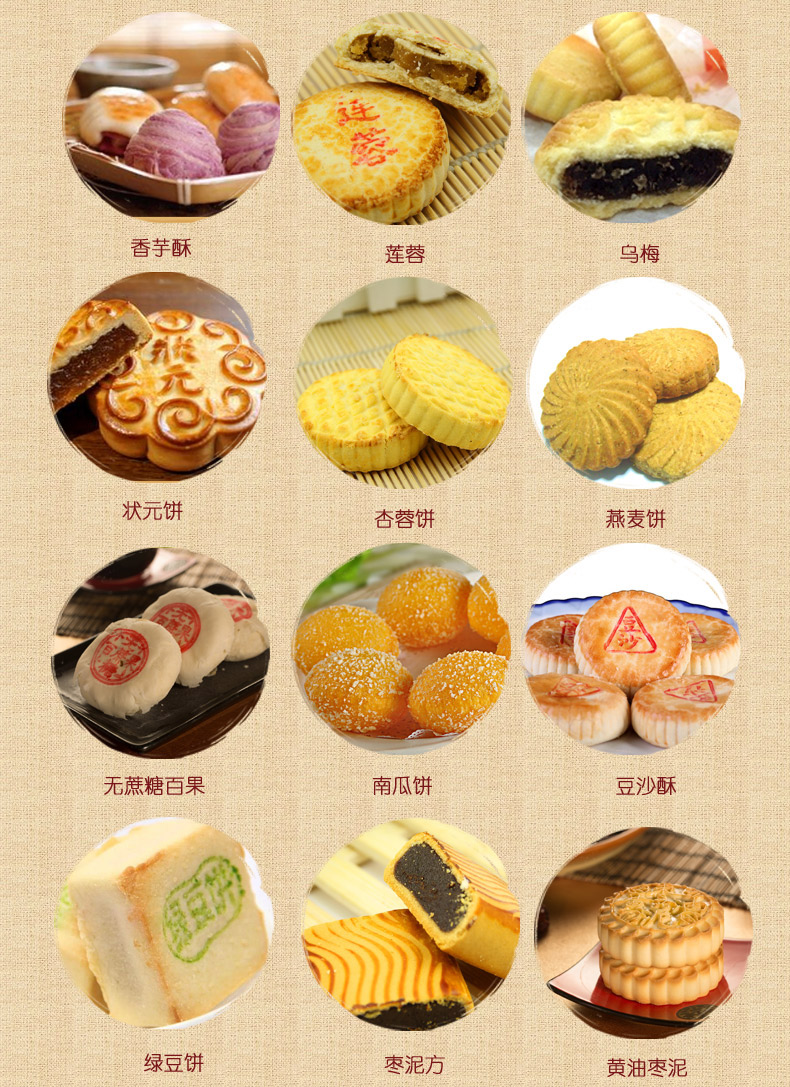 稻香村糕点种类名称图片