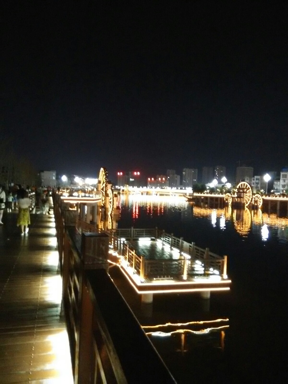 施秉,水车,夜景