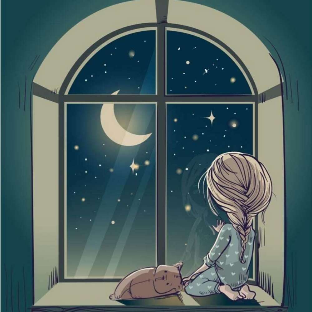 宁静的夜晚,还有一份淡淡的思念